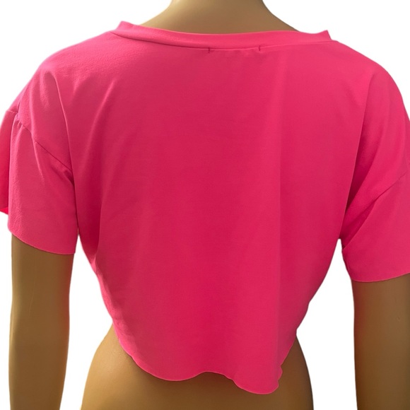 FASHION NOVA Crop Top size S - Fuchsia - Picture 3 of 5